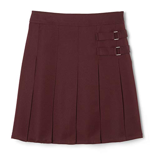 Image of French Toast Girls' Adjustable Waist Pleated-Front Two-Tab Scooter Skirt
