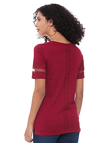 Image of Max Women's Solid Regular Fit Top
