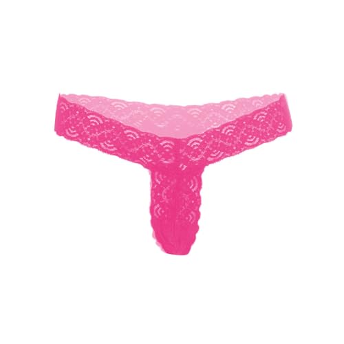 Image of MYZA Womens Microfibre Floral Lace Low Rise G String Thong Panty for Women /Girls