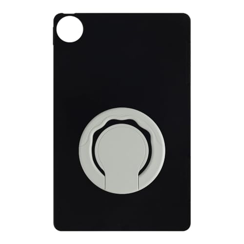 Coque Oppo Realme Pad 2 11.5 2023 antichoc en TPU noir avec anneau pivotant 360