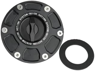 Gas Fuel Tank Cap Keyless Quick Release Motorcycle Tank Fuel Cap Gas Case Fit for Aprilia RS660 Tuono 660 RS125 RS250 RSV1000 Shiver 750 Accessories (Red-I)
