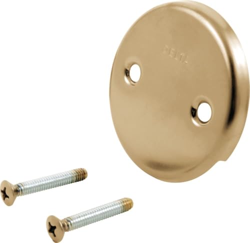 Image of Delta Faucet RP31556CZ Overflow Plate and Screws, Champagne Bronze