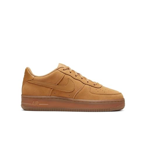 Nike Air Force 1 LV8 GS BQ5485-700, Womens,Boy Sneakers, Brown, 38 EU