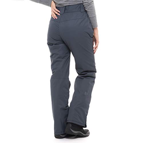 SkiGear Calças de neve femininas isoladas, Aço, P