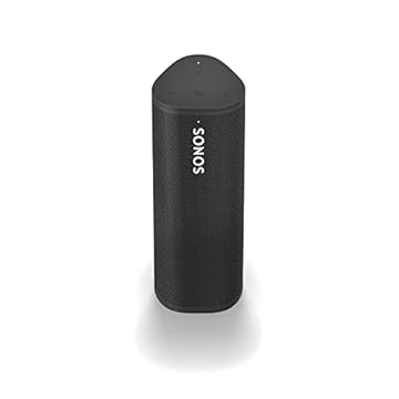 Sonos Roam Caixa de Som Portátil com Bluetooth e Wi-Fi, Preto