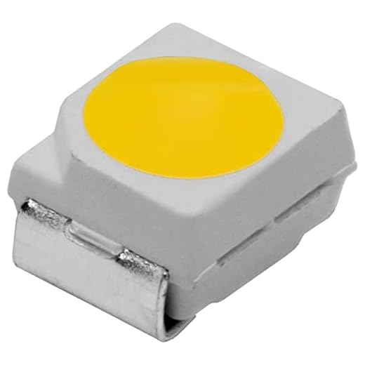 Lumonic 50x Superhelle LEDs vom Typ SMD 3528 PLCC2 - High Power LEDs zum selber Löten DIY in Farbe Kalt-Weiß 6000K - Maße: 3,5x2,8mm
