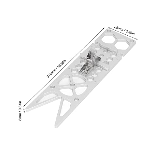 Right Angle Circular Saw Guide Rail Angle Stop Track Saw Square Accessories Compatible with Festool and Makita Guide Rail Woodworking 90 Degree Right Angle Guide - Image 2