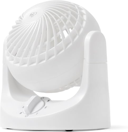 IRIS USA WOOZOO Desk Fan, Air Circulator, 3 Speeds,...