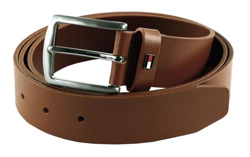 Tommy Hilfiger Herren Gürtel Denton 3.5 BT Ledergürtel, Braun (Cognac), 135