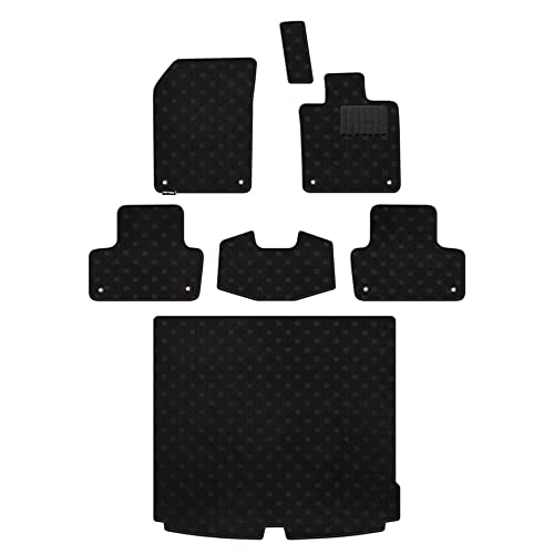Hotfield ボルボ 互換品 Volvo XC60 UB系 UD系 フロアマット+トランクマット ラゲッジマット/STDブラック