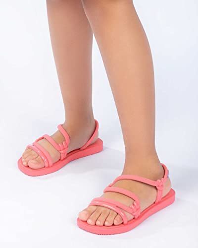 Ipanema Sempre Nova Sandália, Solar, Infantil, Feminino, 29, Modelo:26984, Cor: ROSA/ROSA/LILAS