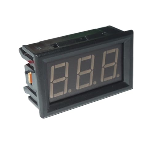 LED デジタル DC 0-100A 電流計 電流計 シャント付き 100A 75mV アンプ パネル メーター アンペアメーター DC アンペアメーター ミニ電流テスター(ホワイトカバー-ブルー)