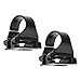 MonkeyJack 2 Pieces Scuba Dive Universal Plastic Clip Snorkel Keeper Retainer Replacement Snorkeling Equipment (Black)