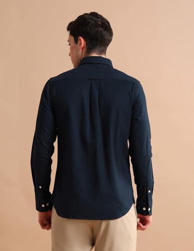 Image of U.S. Polo ASSN. Solid Regular Fit Shirts for Men - Full Sleeve Mens Casual Shirts
