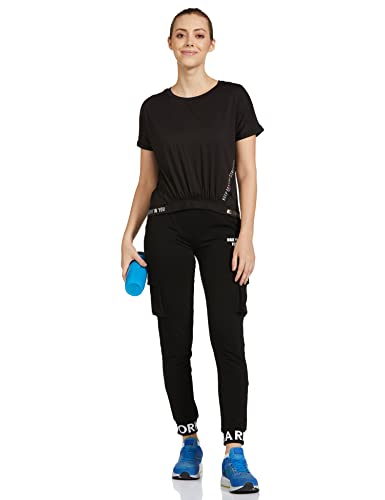 Image of Max Women's Cotton Printed Sports Regular Fit T-Shirt