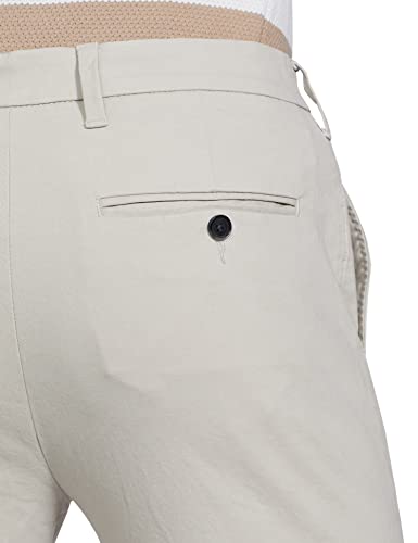 Image of Marks & Spencer Mens Solid Mid Rise Slim Fit Chinos