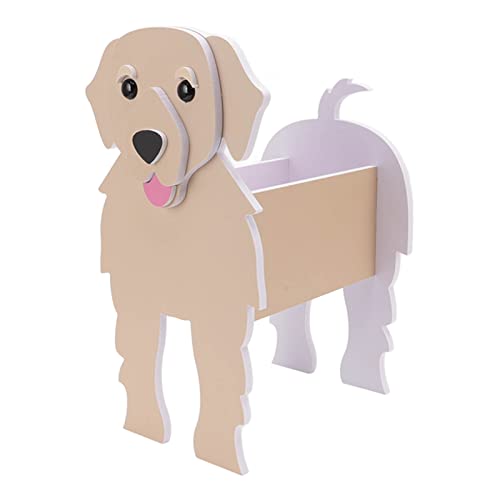 Pot de fleur de chien mignon Domary pour remplacer vos pots fragiles par du PVC durable