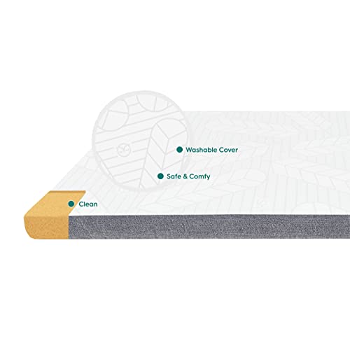Sleepyhead Memory Foam Mattress Topper with Washable Cover (Full, 3-Inch Clean Copper)
