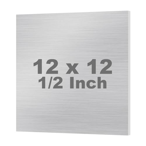 ACXFOND 5052 Aluminum Sheet Metal 12x12x1/2 Inch