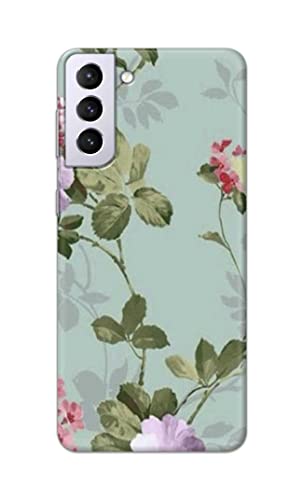 Image of Printed Hard Back Cover Case for Samsung Galaxy S21 5G Back Cover (Floral Painting) -702
