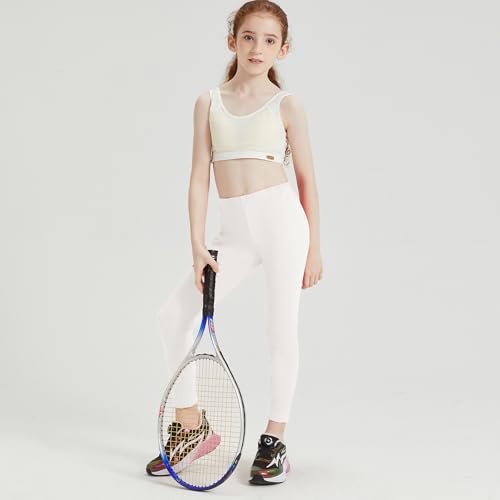 Girls Leggings Toddler Girls Black White Pull On Athletic Fleece Warm Yoga Dance School Leggings Tights Pants3