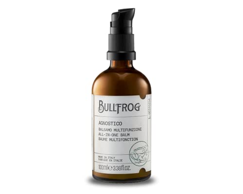 Bullfrog, Agnostic Spiced Multi-Purpose Balm for Beard and Hair Anise, Pink Pepper & Ginger Cream, Nourishes, Hydrates