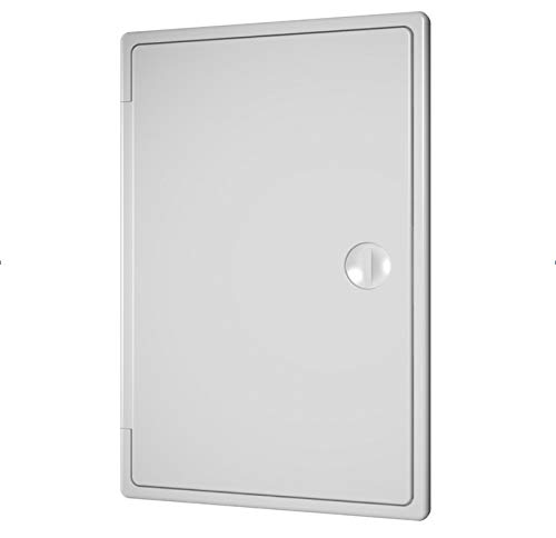 Revisionstür mit Drehgriff, Revisionsklappe, Inspektionstür, Zugangstür (30x40cm, Weiß)