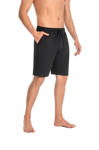 2Pack Men's Bottom Cotton Shorts Loungewear Pyjama Pants Nightwaer Trousers With Pockets,S-XXL.4