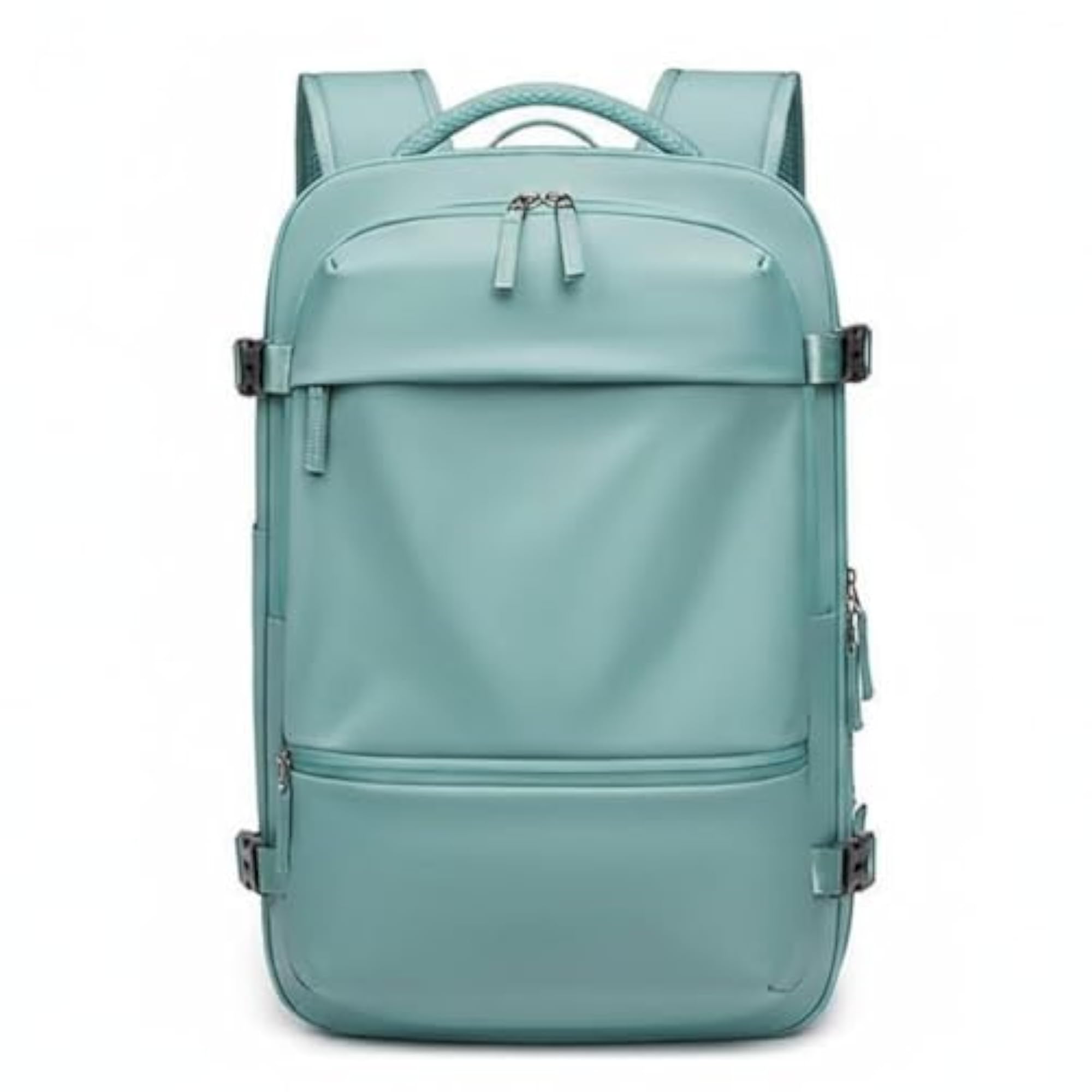 Green Minimalist Laptop Backpack for Men and Students