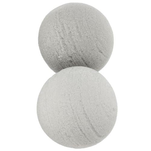 BESPORTBLE 2pcs Round Floral Foam Blocks Dry Floral Foam Balls for Wedding Decor Artificial Flower Sponge for Arrangement Lightweight Spherical Florist Brick