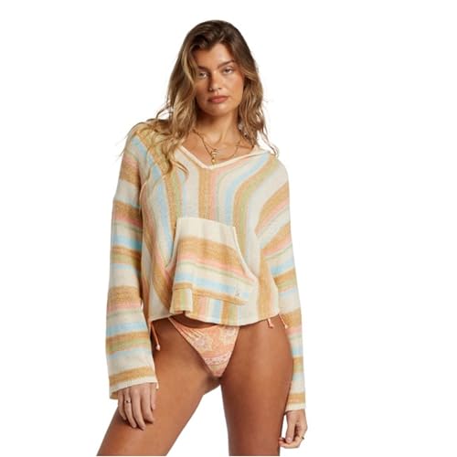 Sweat mexicain Billabong Baja Beach avec capuche et rayures colorées