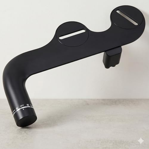 Image of Marcoware Ultra-Slim Dual Nozzle Bidet Attachment for Western Toilet, Self-Cleaning Front Wash for Female Hygine & Rear Wash, Hygienic Hands-Free Replacement for Jet Spray & Health Faucet (Black)