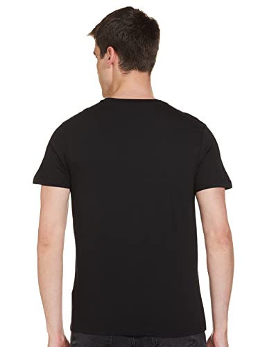 Image of Max Men's Cotton Regular Fit Half Sleeves Crew Neck Solid Lounge T-Shirt