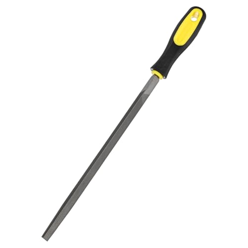 M METERXITY Triangular Metal File 10 Inch, High Carbon Steel File Diamond File Hand File W PVC Grip Handle for Wood/Metal/Ceramic/Glass/Stone/Jewelry/Tile/Model/DIY/Sharpening File 1 M METERXITY Triangular Metal File 10 Inch, High Carbon Steel File Diamond File Hand File W PVC Grip Handle for Wood/Metal/Ceramic/Glass/Stone/Jewelry/Tile/Model/DIY/Sharpening File