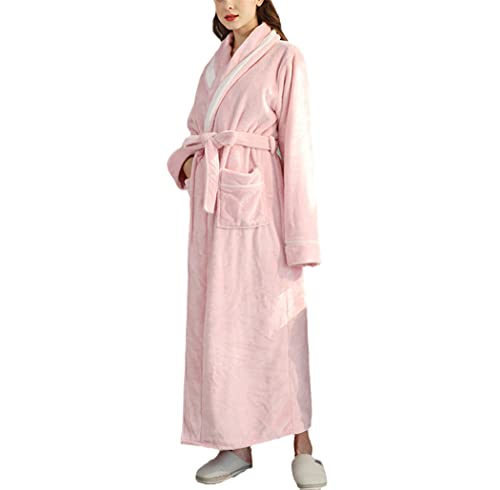 Peignoir d'hiver chaud en flanelle contre le froid à la maison