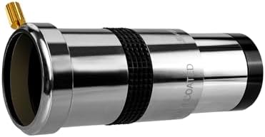SVBONY SV137 3X Barlow Lens 1.25 inch Metal Body Fully Multi-Coated Barlow Eyepiece with Internal Brass Ring