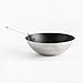 KitchenAid Wok Antiaderente in Acciaio Inox, Adatto a Tutti i Tipi di Fornelli, Induzione, Forno e Lavastoviglie, 28 cm, Argento