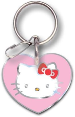 Plasticolor Officially Licensed Hello Kitty Enamel Key Chain
