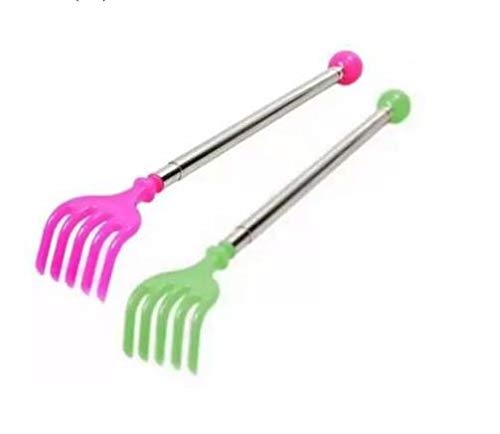 SBTs c4rvb6yvy4 Plastic Itching Rod (Back/Body Itch Scratcher) And Body Massage Stick (Color May Vary) Massager (Multicolor)( pack of 2)