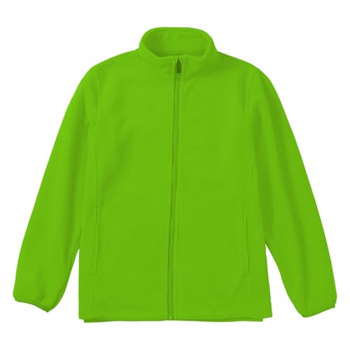 Girls Fall Jacket Workout Zip Up Long Sleeve Fuzzy Preppy School Winter Coat Lightweight Athletic Running Boys Coat