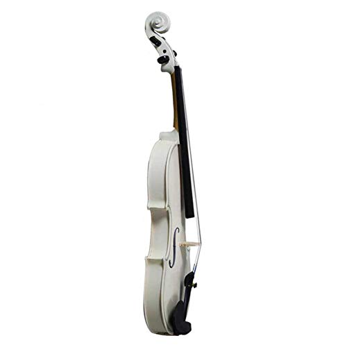 Violino, violino acústico, novo estojo de violino acústico 4/4 arco breu branco durável acessório de