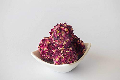 Dessert Drama by Kesar Sweets | Rose Petal Ladoo - Almonds and Rose laddu balls - 300gm | Traditional Indian Mithai | Gulab Laddoo| Fresh Box pack | Dry Fuits/Nuts Meetha