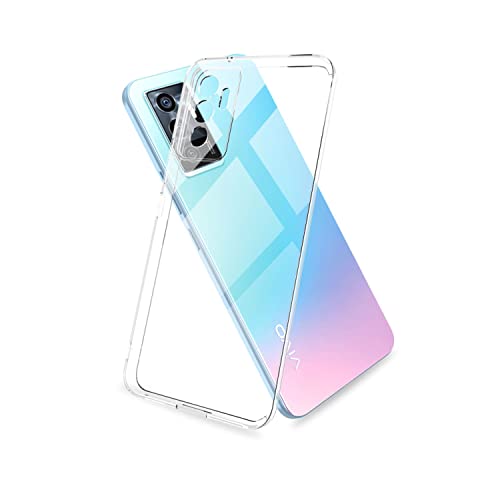 Image of Case Creation Brand - Mobile Cover for Vivo V23 5G (Soft & Flexible Back Case), Transparent