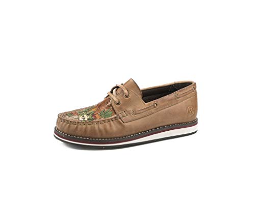 Roper Women's Brown Cactus Wedge Mules Size 5