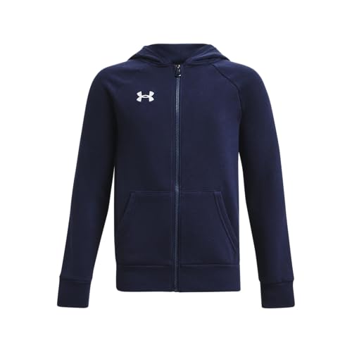 Image of Under Armour Kids Rival Fleece Full Zip Hoodie (Big Kid)