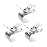 SOIMISS Teppichclips und Vorhangringe 3 Stück Silberne Edelstahl Klammern für Gardinen Decken und...