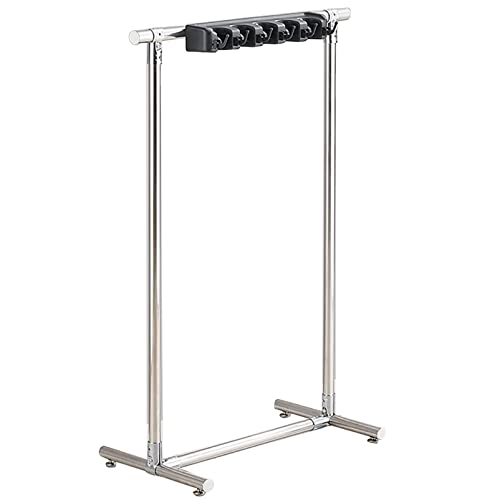 Utility Racks Movable Mop Broom And Mop Holder, Put Wet Mops Floor Standing Cleaning Tool Rack Stainless, for Schools, s, Factories, Hotels, Resta