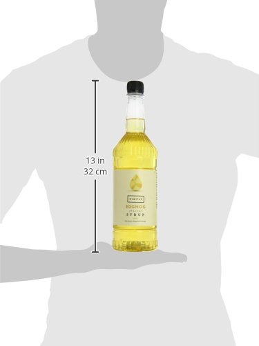 Simply Eggnog Syrup, Vegan & Nut Free Flavoured Syrup for Coffee, Cocktails & Baking (1 Litre) - Image 2