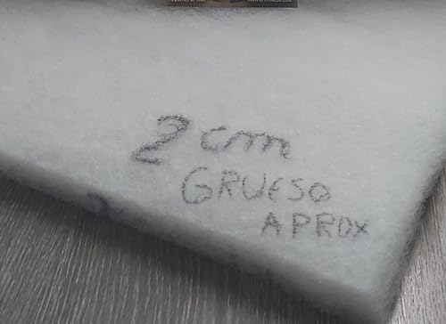 1 Metro lineal/GUATA/Napa de Microfibra,Boata, Miragüano/Relleno Edredones, acolchado. POR METROS (1Metro/GUATA 300Gr/ 2cm Grueso) Chichoneras, Protectores cuna