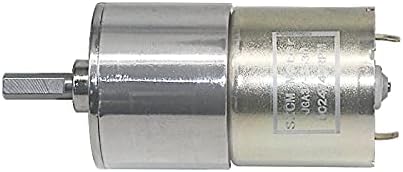 Permanent Magnet 37mm Metal Gear Gearbox Gearmotor High Torque 30kg.cm Micro Gear Motor CM37-3530 - (Speed(RPM): 24V 230RPM)